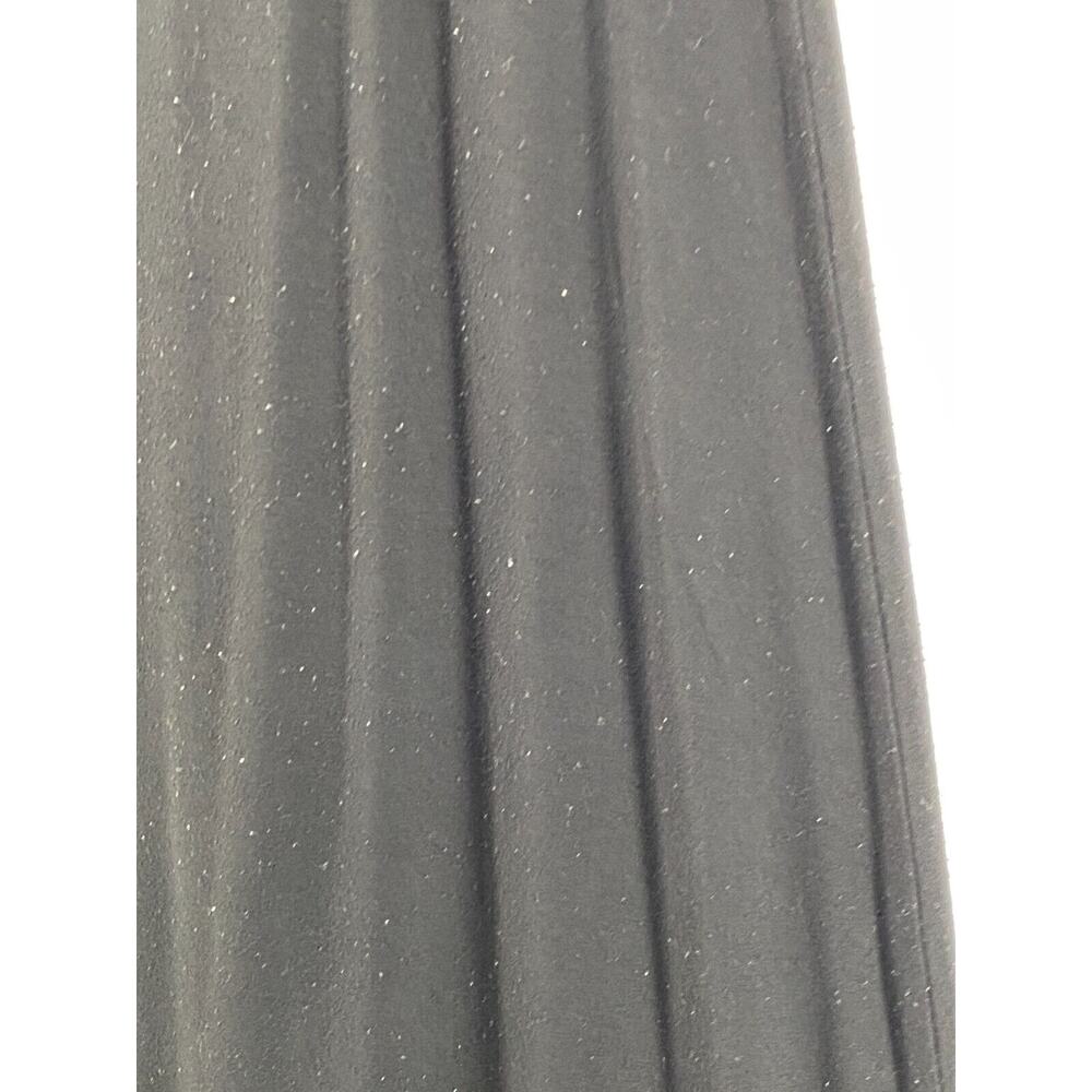 EILEEN FISHER Dress XS Stretch Rayon Jersey Surplice Tank Maxi Shirred Black USA - Picture 9 of 16